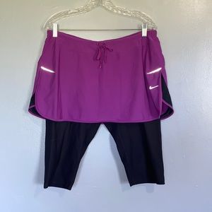 Nike Athletic Skirt With Attached Biking Shorts